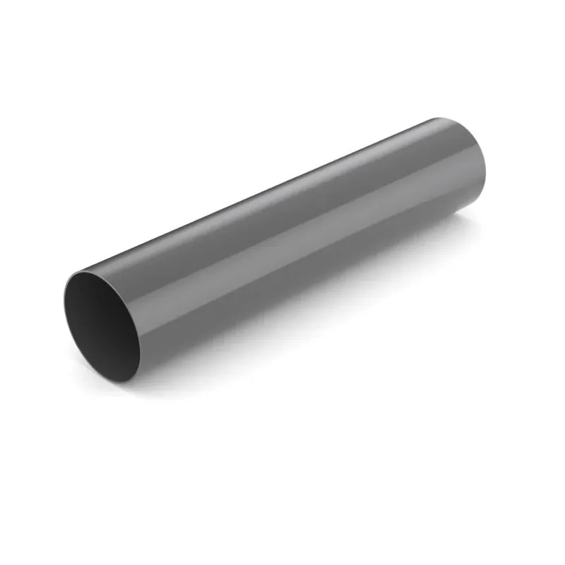 Neuheit Fallrohr 2m, Regenfallrohr, graphit, System 63